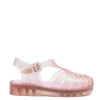 Mini Melissa Pink Glitter Sandal-Tassel Children Shoes