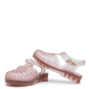 Mini Melissa Pink Glitter Sandal-Tassel Children Shoes
