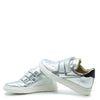 Blublonc Silver and Black Lightning Sneaker-Tassel Children Shoes