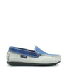 Atlanta Mocassin Denim and Ivory Loafer-Tassel Children Shoes