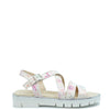 Beberlis Metallic Floral Strap Platform Sandal-Tassel Children Shoes