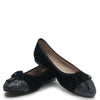 Beberlis Black Velvet Glitter Toe Ballet Flat-Tassel Children Shoes