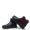 Beberlis Navy and Red Heart Zipper Bootie-Tassel Children Shoes