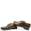 Beberlis Cognac Croc Derby-Tassel Children Shoes