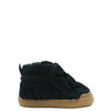 Pepe Black Shearling Sneaker Bootie-Tassel Children Shoes