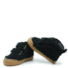 Pepe Black Shearling Sneaker Bootie-Tassel Children Shoes