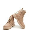 Beberlis Pink and Gold Patent Heart Boot-Tassel Children Shoes