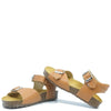 Emel Camel Buckle Velcro Sandal-Tassel Children Shoes