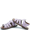 Pepe Lilac Patent Gladiator Velcro Sandal-Tassel Children Shoes