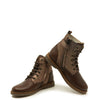 Beberlis Mocha Glitter Contrast Zipper Boot-Tassel Children Shoes