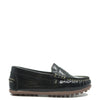 LMDI Black Florentic Penny Loafer-Tassel Children Shoes
