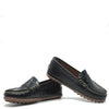 LMDI Black Florentic Penny Loafer-Tassel Children Shoes