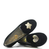 LMDI Black Velvet Embroidered Smoking Shoe-Tassel Children Shoes