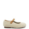 LMDI Beige Lamb Mary Jane-Tassel Children Shoes