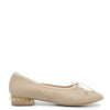 Spain+Co Skin Studded Flat-Tassel Children Shoes