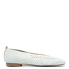 Spain+Co Off White Crochet Square Toe Flat-Tassel Children Shoes