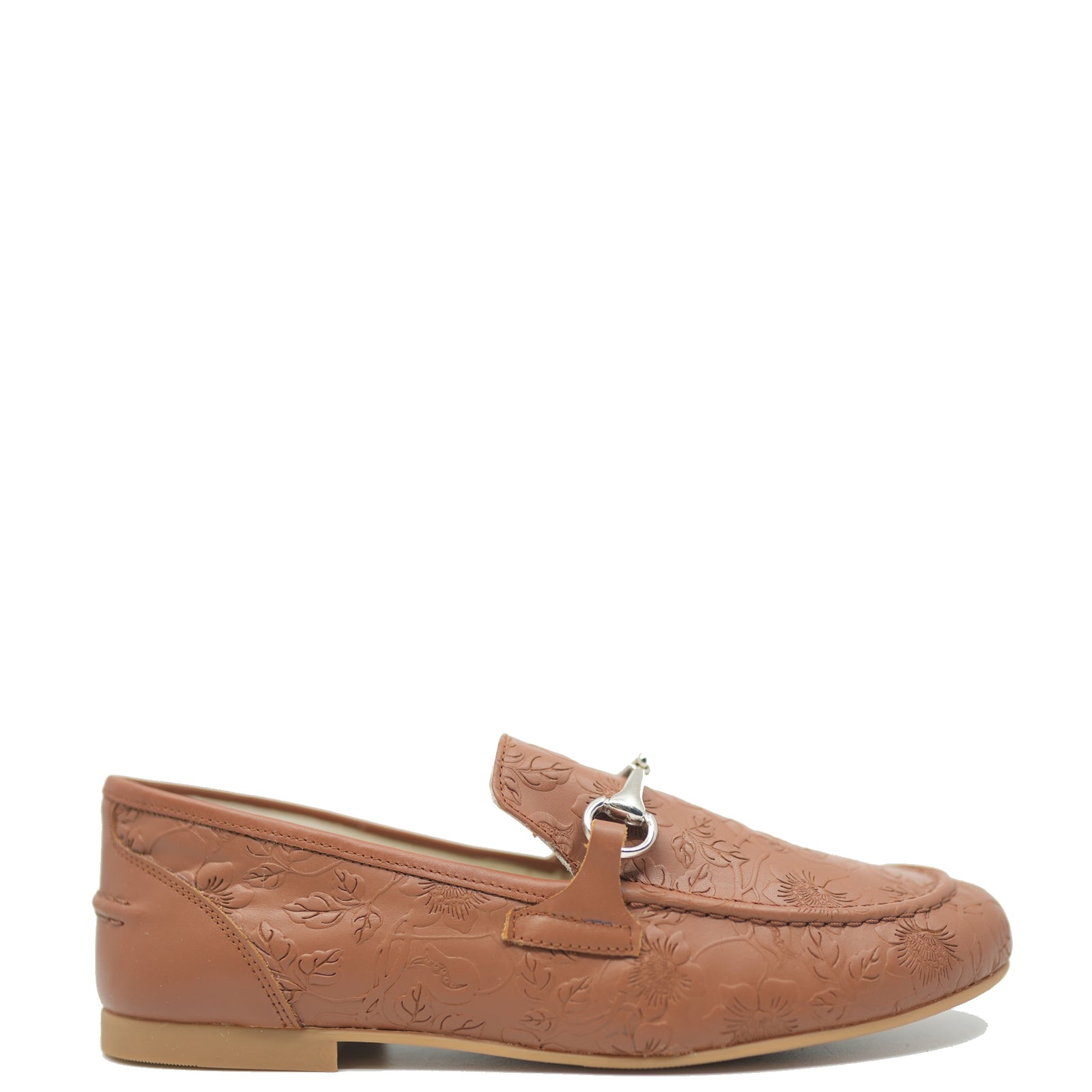 Confetti Luggage Stamped Buckle Loafer-Tassel Children Shoes