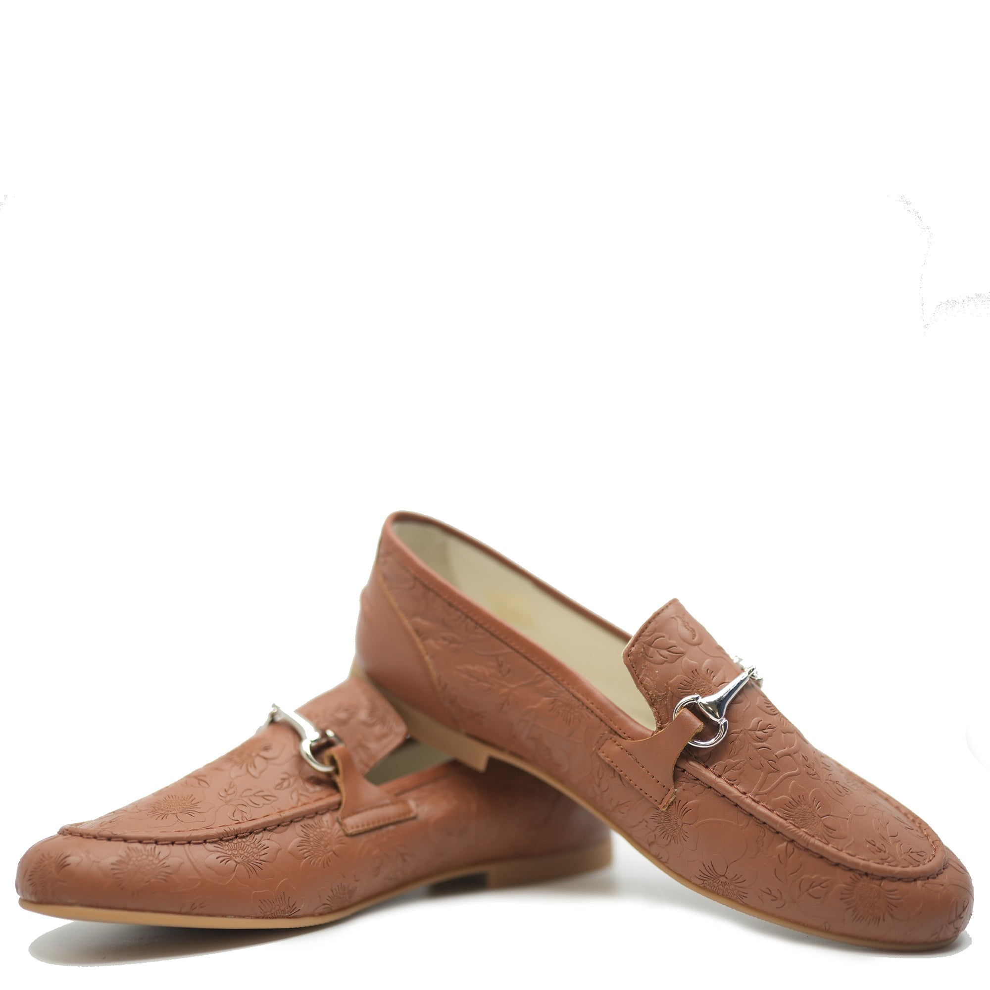 Confetti Luggage Stamped Buckle Loafer-Tassel Children Shoes