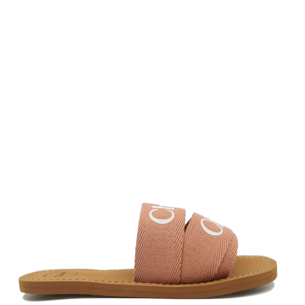 Chloe Chocolate Criss Cross Slide-Tassel Children Shoes