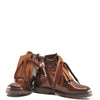 Beberlis Rust Patent Fringe Bootie-Tassel Children Shoes
