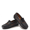 Atlanta Mocassin Black and Brown Loafer-Tassel Children Shoes