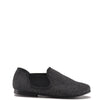 Blublonc Gray Flannel Elastic Loafer-Tassel Children Shoes