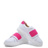Blublonc Pink Terry Velcro Sneaker-Tassel Children Shoes