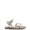 Old Soles Gold Criss Cross Velcro Sandal-Tassel Children Shoes