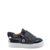 Atlanta Mocassin Black Patent Velcro Sneaker-Tassel Children Shoes