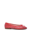 Beberlis Red Basketweave Ballet Flat-Tassel Children Shoes