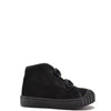 Blublonc Black Ribbed Velvet Velcro Baby Sneaker-Tassel Children Shoes