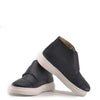 Blublonc Navy Pebbled Double Monk Velcro Sneaker Bootie-Tassel Children Shoes