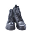 Atlanta Mocassin Black Smiley Boot-Tassel Children Shoes