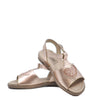 Old Soles Rose Gold Heart Velcro Sandal-Tassel Children Shoes