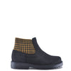 Papanatas Black Nubuck Elastic Bootie-Tassel Children Shoes