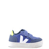 Veja Cobalt Velcro Sneaker-Tassel Children Shoes