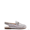 Beberlis Nude Zeebra Elastic Mule-Tassel Children Shoes