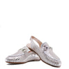 Beberlis Nude Zeebra Elastic Mule-Tassel Children Shoes