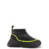 MAA Black and Neon Slip On Sneaker-Tassel Children Shoes