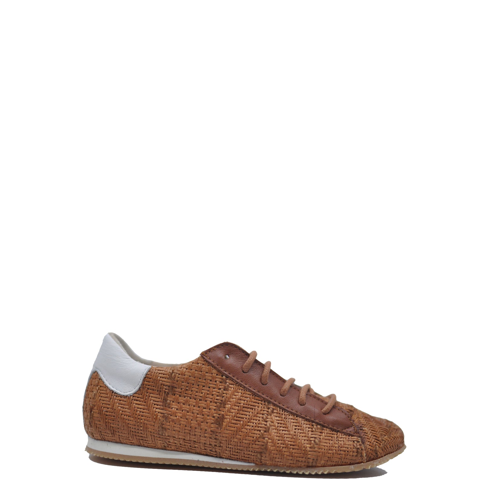 Manuela Luggage Weave Sneaker-Tassel Children Shoes