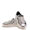 MAA Cracked Silver Ruffle Sneaker-Tassel Children Shoes