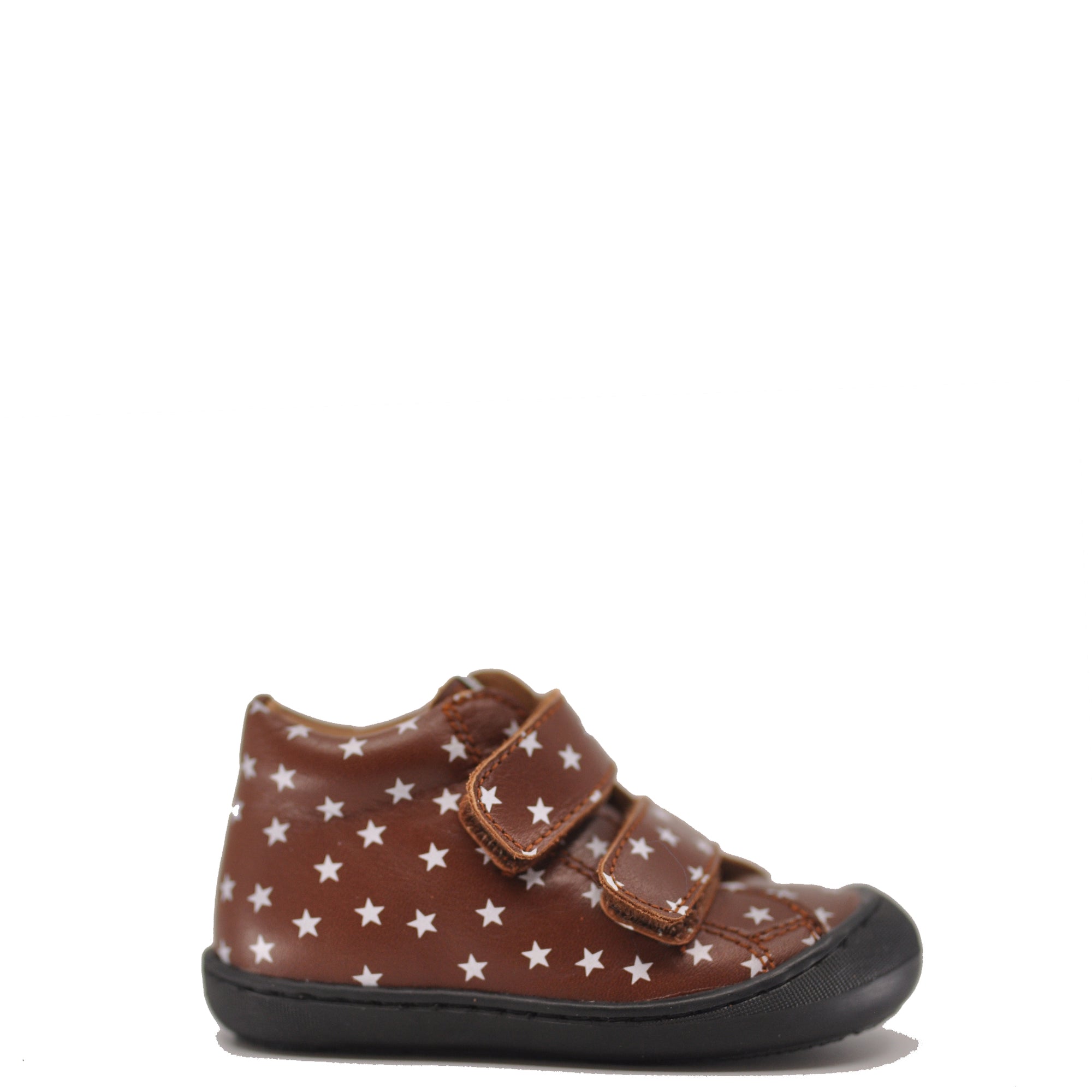MAA Brown And White Star Baby Sneaker-Tassel Children Shoes