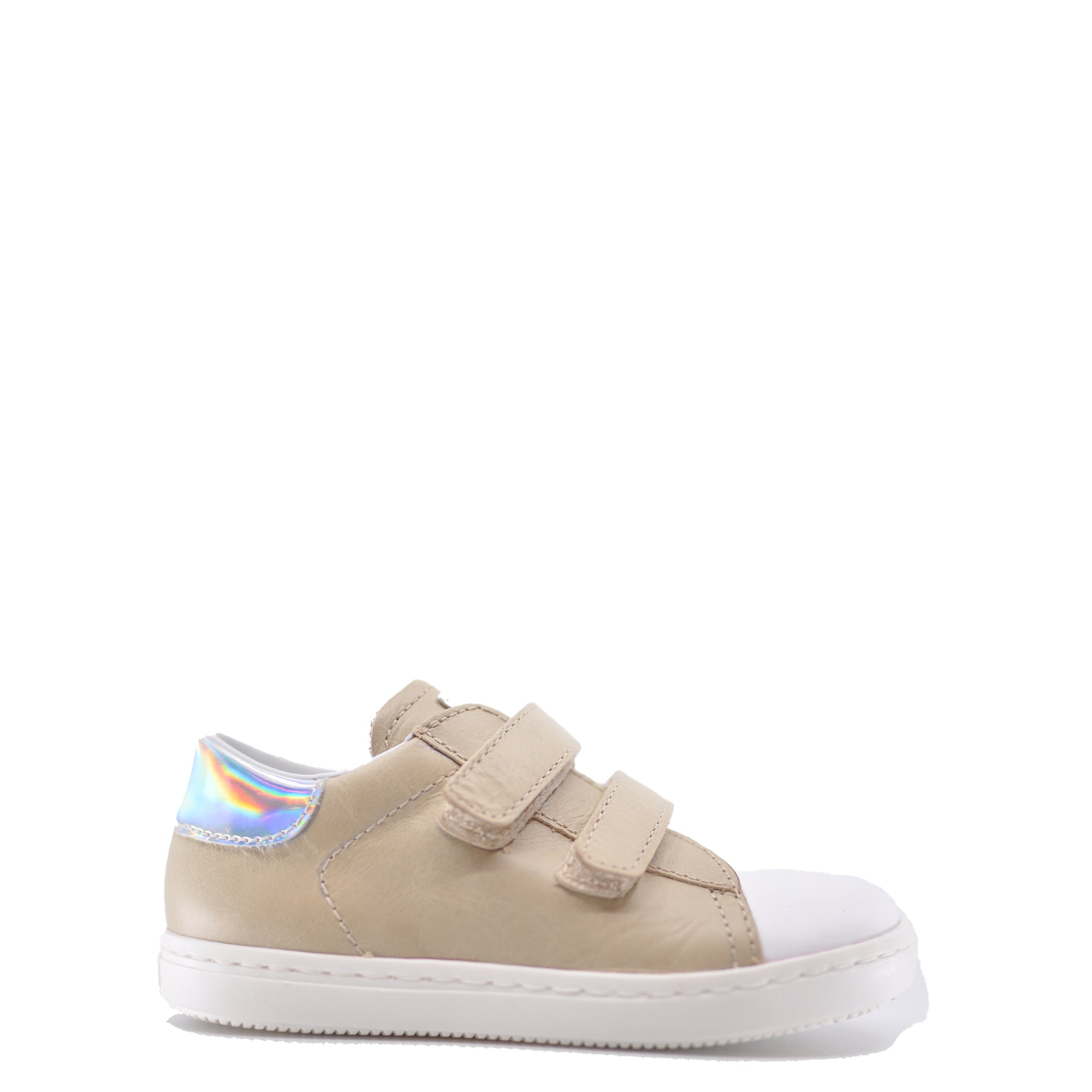 Beberlis Taupe Double Velcro Baby Sneaker-Tassel Children Shoes