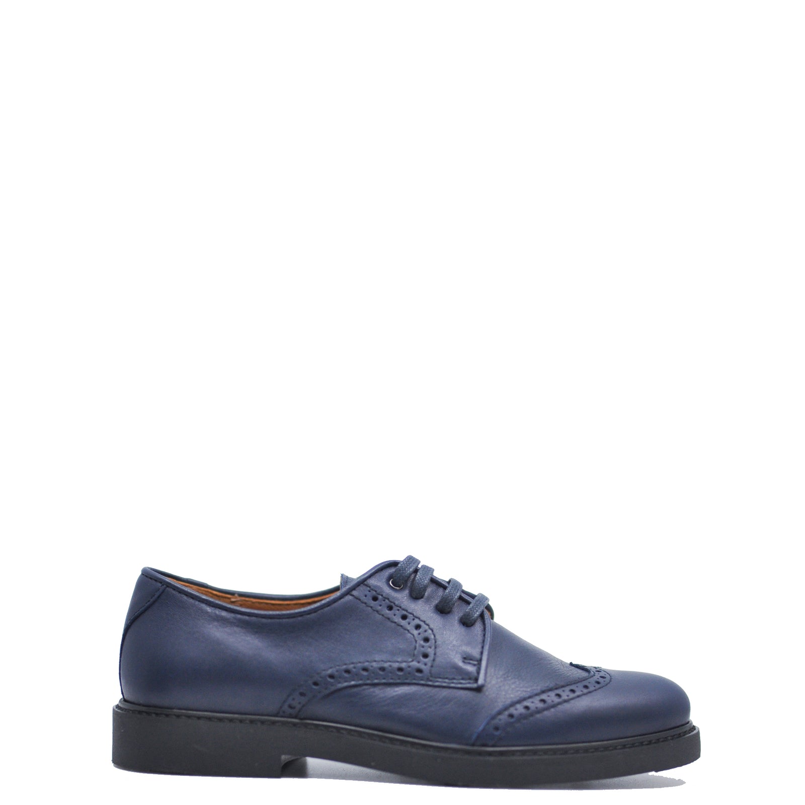 Beberlis Navy Wingtip Dress Shoe-Tassel Children Shoes