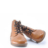Young Soles Tan Leather Boot-Tassel Children Shoes