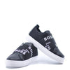 Hugo Boss Black Leather Elastic Sneaker-Tassel Children Shoes