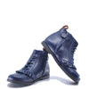 Manuela Navy Ruffle Bootie-Tassel Children Shoes