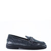 Hoo Gray Print Studded Loafer-Tassel Children Shoes