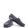 Atlanta Mocassin Navy Croc Penny Loafer-Tassel Children Shoes