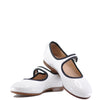Beberlis White Patent Mary Jane-Tassel Children Shoes